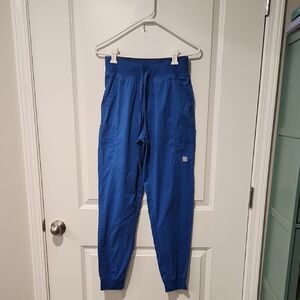 Blue Jogger Scrubs Bottoms
